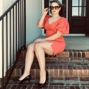 ✨105- Betsey Johnson Valiant Poppy Puff Sleeve Dress